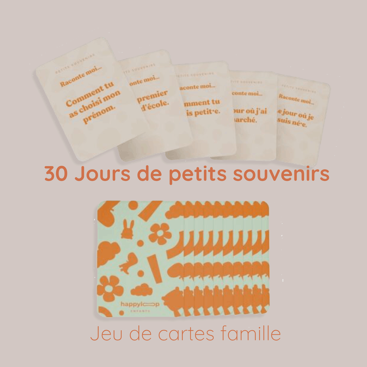 30 Jours de petits souvenirs | Jeu de cartes | Enfants & Famille